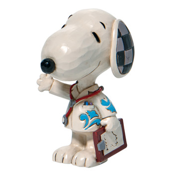 Gift Peanuts by Jim Shore Snoopy Medical Professional Figurine Book