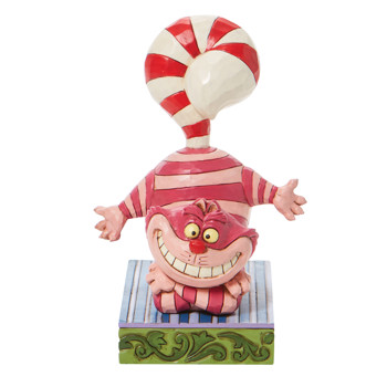 Cover for "Disney Traditions Cheshire Candy Cane Tail PP Figurine"
