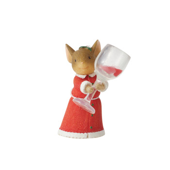 Gift Heart of Christmas More Wine Please figurine Book