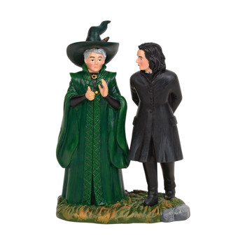 Gift Harry Potter Village Snape and McGonagall Village Accessory Book