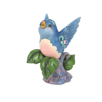 Jim Shore Heartwood Creek Bluebird On Branch Figurine