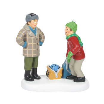Gift A Christmas Story Village Bowling Ball Humor Village Accessory Book