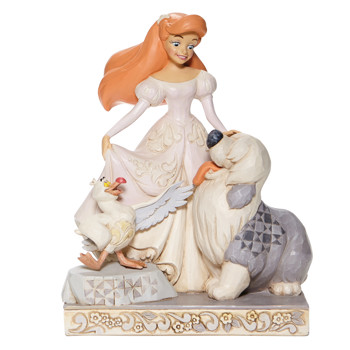 Gift Disney Traditions White Woodland Ariel Figurine Book