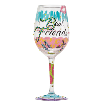 Gift Lolita  Best Friends Always Wine Glass Book