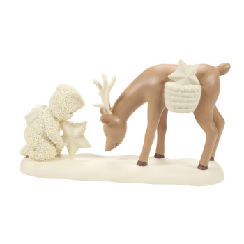 Gift Snowbabies Starshine Reindeer Figurine Book
