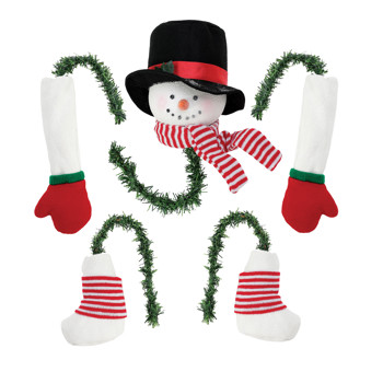 Christmas Possible Dreams Santa Snowman in a Cinch Tree Topper