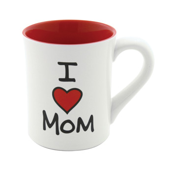 Gift Our Name is Mud I Heart Mom Mug Book