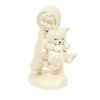 Gift Snowbabies Kitten Hug Figurine Book