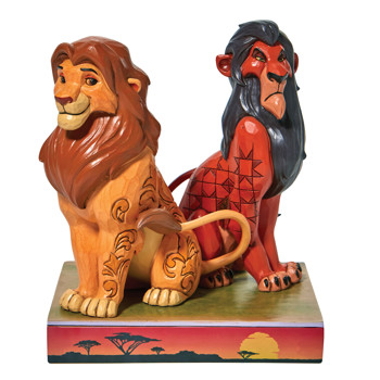 Gift Disney Traditions Simba and Scar figurine Book