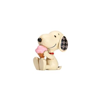 Gift Peanuts by Jim Shore Snoopy Ice Cream Mini Figurine Book