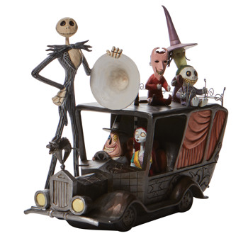 Gift Disney Traditions Nightmare Bfore Xmas Mayor Car Figurine Book