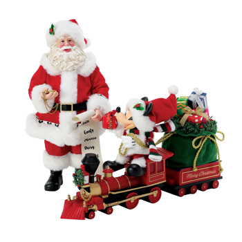 Gift Licensed Possible Dreams Santa All Aboard! Figurine Book