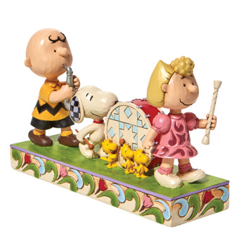 Gift Jim Shore Peanuts Peanuts Parade Figurine Book