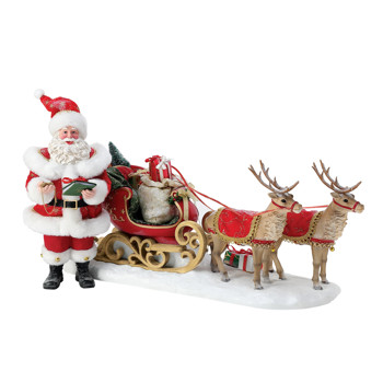 Gift Christmas Possible Dreams Santa Tonight's the Night Figurine Book