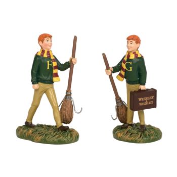 Gift Harry Potter Village Fred and George Weasley Village Accessory Book
