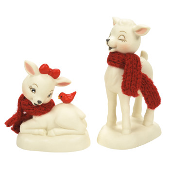 Gift Snowbabies Oh Deer Collectible Animal s2 Figurine Book