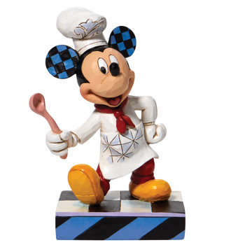 Gift Disney Traditions Chef Mickey Figurine Book