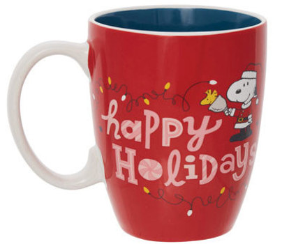 Gift Peanuts Happy Holidays Mug Book