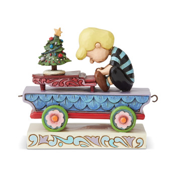 Gift Peanuts by Jim Shore Schroeder Train Figurine Book