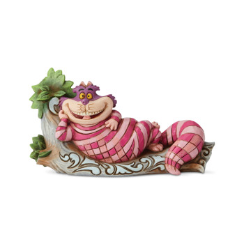 Gift Disney Traditions Cheshire Cat on Tree Figurine Book