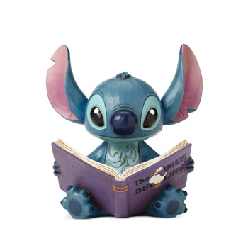 Gift Disney Traditions Stitch with Storybook Figurine Book