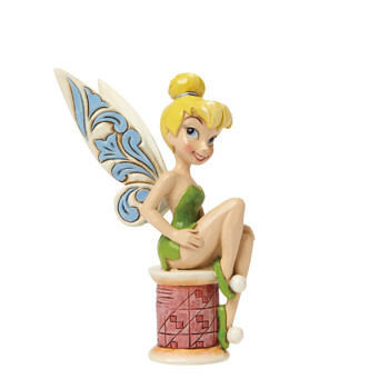 Gift Disney Traditions "Crafty Tink" Tinker Bell Figurine Book