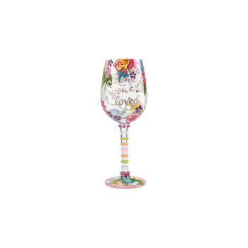 Gift Lolita  Mom You Are Loved Wine Glass Book