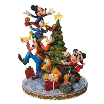 Gift Disney Traditions Fab 5 Decorating Tree Figurine Book