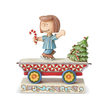 Gift Peanuts by Jim Shore Peppermint Patty Train Figurine Book