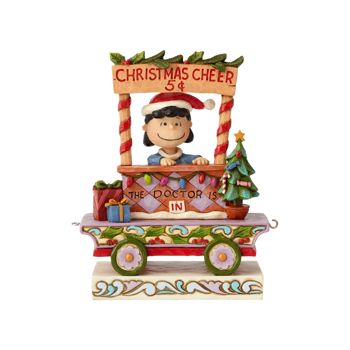Gift Peanuts by Jim Shore Christmas Train 5 Lucy Figurine Book