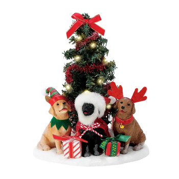 Gift Possible Dreams Caroling Dogs Figurine Book