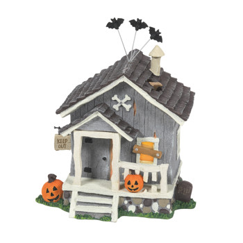 Gift Heart of Christmas Haunted Shack Figurine Book