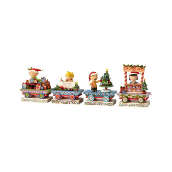 Peanuts by Jim Shore Christmas Train 2 Charlie Figurine