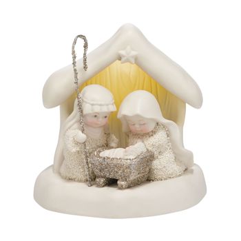 Gift Snowbabies Beneath The Christmas Star Figurine Book