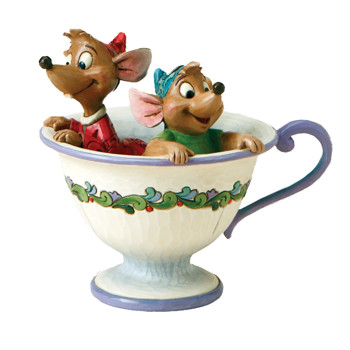 Gift Jaq and Gus in Tea Cup Figurine Book