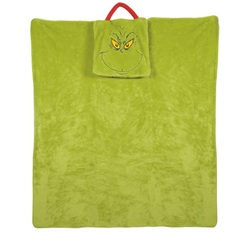 Gift Grinch Travel Blanket Book