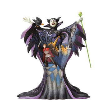 Gift Disney Traditions Maleficent with Scene Figurine Book