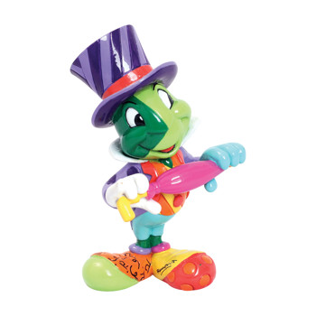 Gift Disney Britto Jiminy Cricket Mini Figurine Book