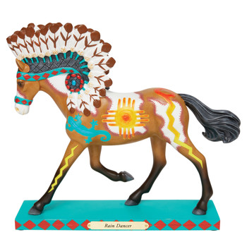Gift Trail of Painted Ponies Rain dancer Figurine Book