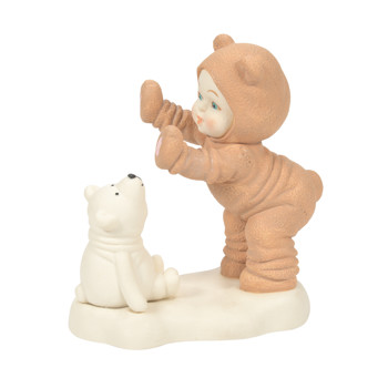 Gift Snowbabies Dressed-As A Teddy Bear Figurine Book