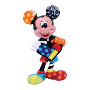 Gift Disney Britto Mickey Mouse Mini Figurine Book