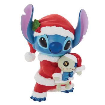 Gift Disney Showcase Santa Stitch with Scrump Figurine Book