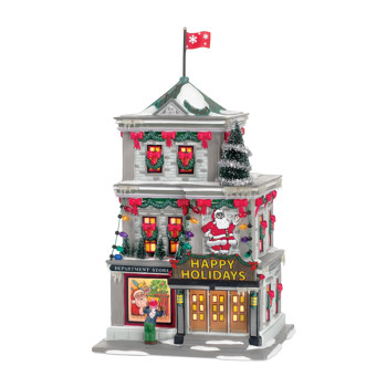 Gift A Christmas Story Village The Department Store Lighted Building Book