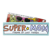 Our Name is Mud Super Mom Plaque/ Container