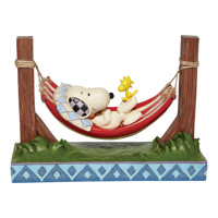 Peanuts by Jim Shore Snoopy & Woodstock Hammock Figurine