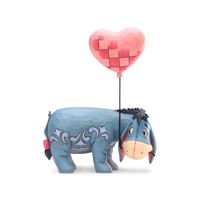 Disney Traditions Eeyore with a Heart Balloon Figurine