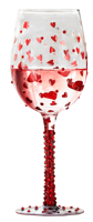 Lolita  Red Hot Wine Glass