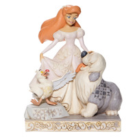 Disney Traditions White Woodland Ariel Figurine