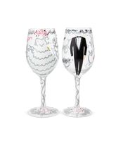 Lolita  Set Bride And Groom Wine Glass