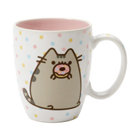 Pusheen by Our Name is Mud Mug with Donut